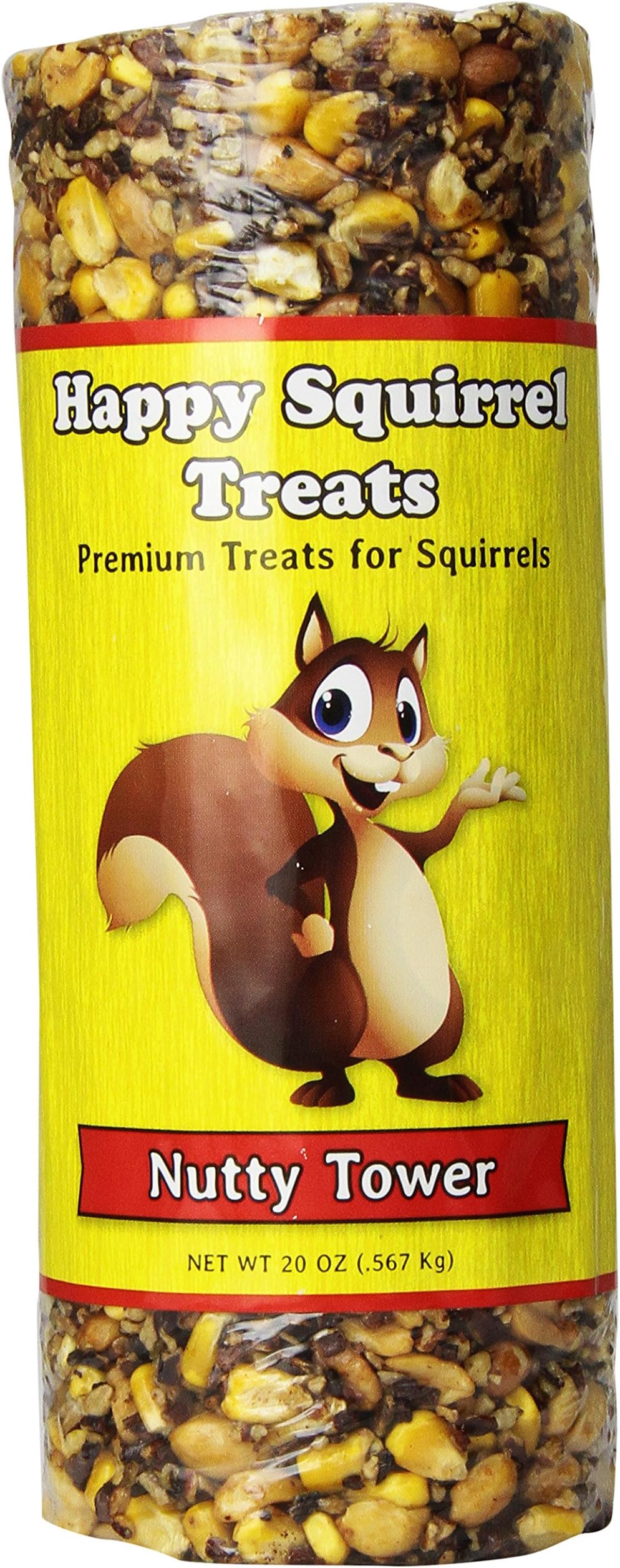 Happy Squirrel Treats Nutty Tower, Regular