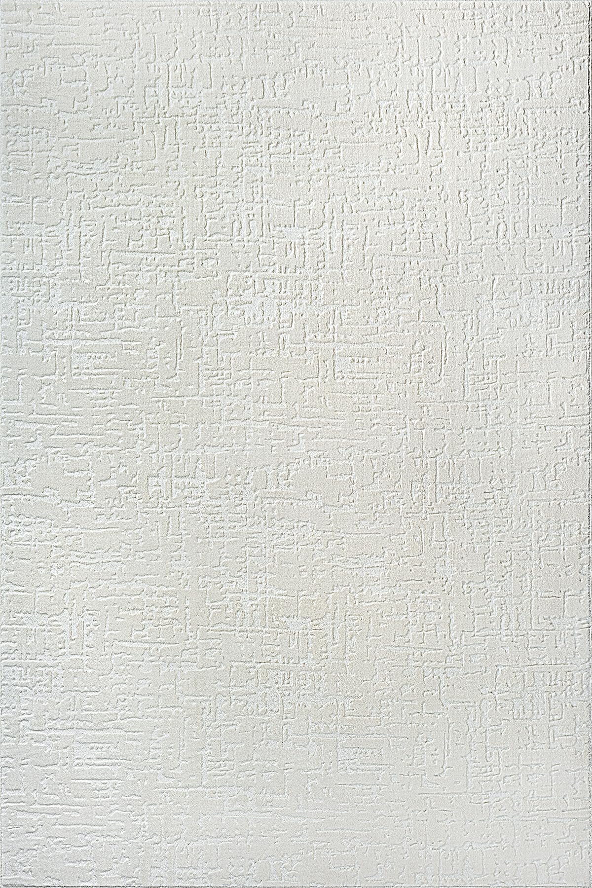 the carpet Rio - Moderner Kurzflor Teppich, weicher und pflegeleichter Anti-Rutsch-Teppich mit 3D-Optik, robust, für Wohnzimmer und Schlafzimmer, Creme, 160 x 220 cm