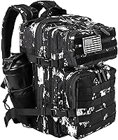 Vista 38 de LHI Mochila Militar Táctica para Hombres y Mujeres 25L/35L Mochila de Asalto del Ejército Bolsa Mochila Pequeña con Portabotellas