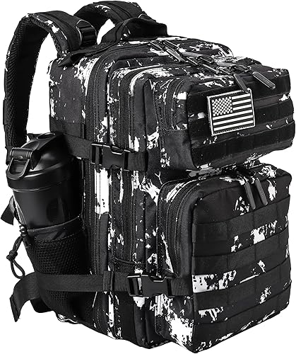 Miniatura 37 de LHI Mochila Militar Táctica para Hombres y Mujeres 25L/35L Mochila de Asalto del Ejército Bolsa Mochila Pequeña con Portabotellas 2.6 35l-rosa