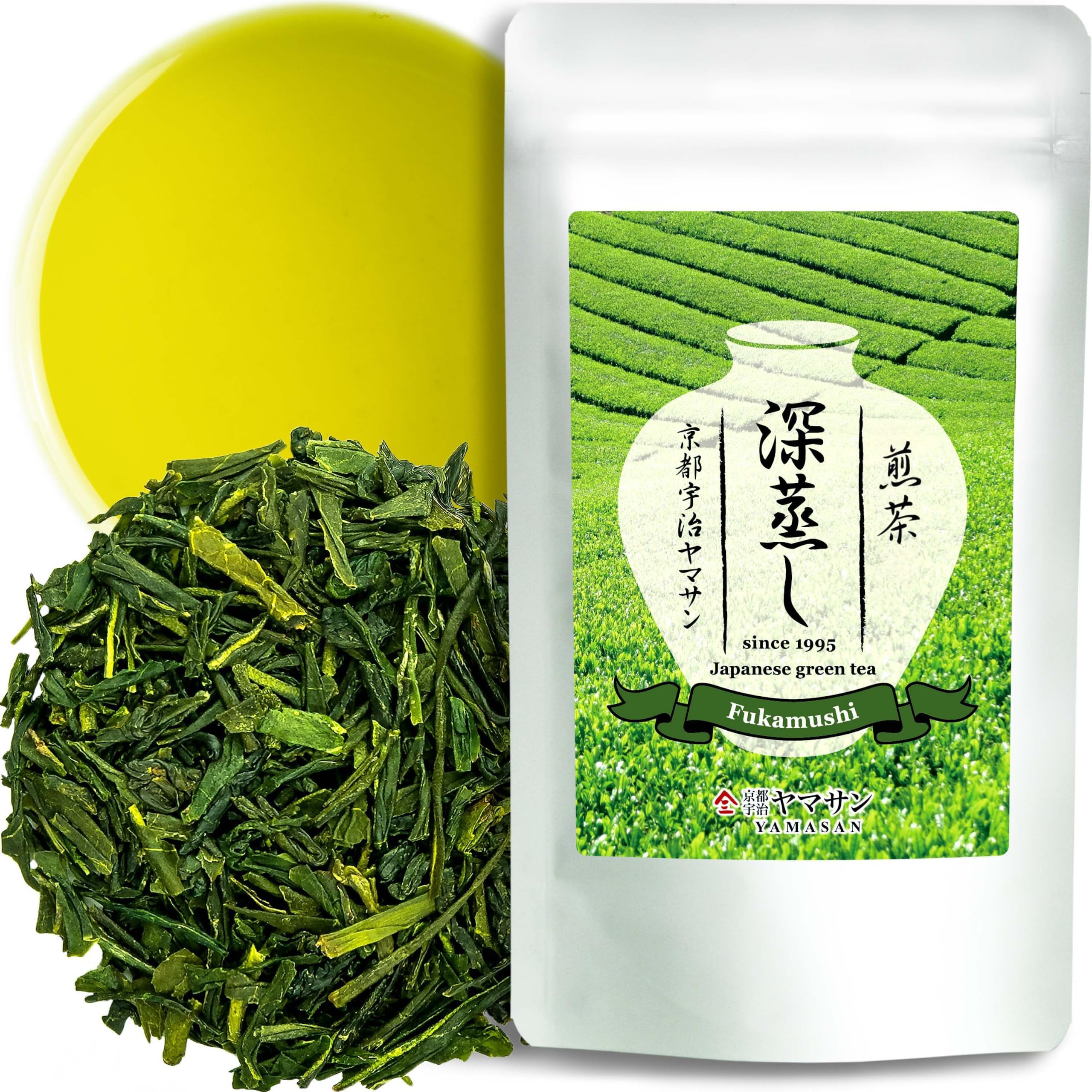 YAMASAN KYOTO UJI Deep-Steamed Fukamushi Sencha Loose Leaf 80g