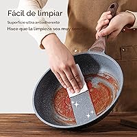 Vista 3 de SENSARTE Sartenes Antiadherentes para Freír, Sartenes con Revestimiento de Granito Suizo para Tortillas, Utensilios de Cocina Saludables Sartén