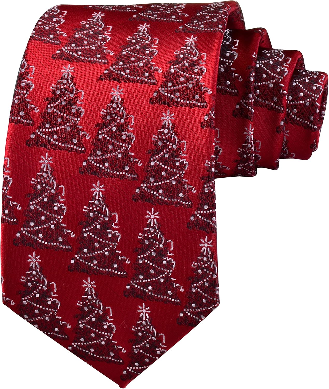 Branduce Christmas Tie for Men Holiday Season Party Festival Necktie