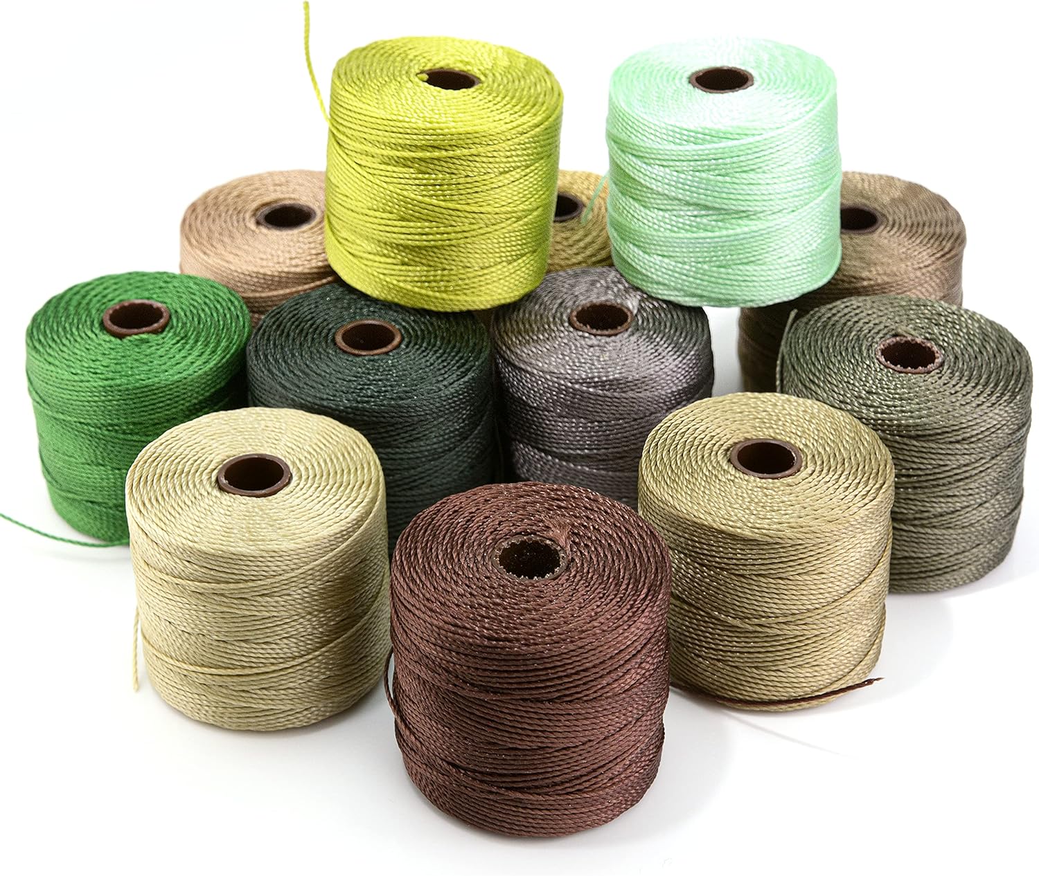 The Beadsmith SLon 18 Nylon Cord Summer Mix Tex210