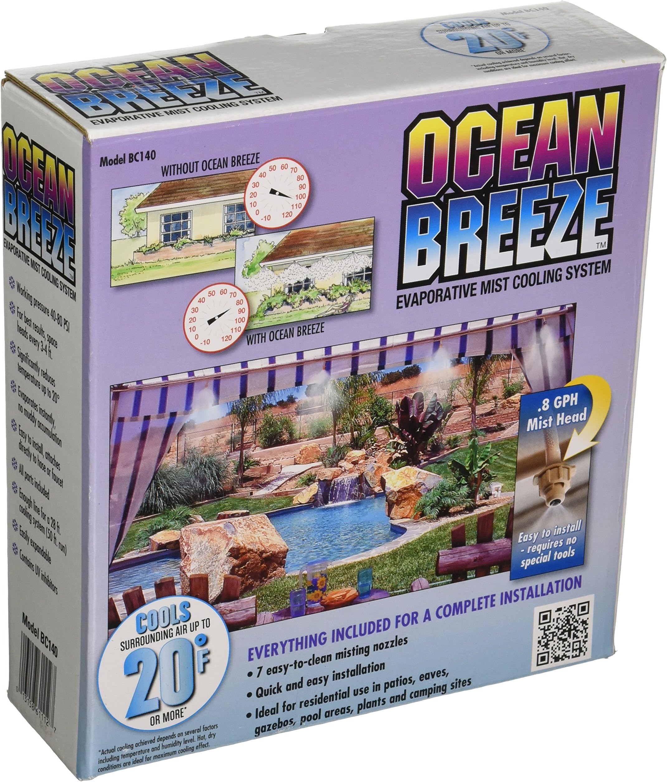 DIG BC140 Ocean Breeze Small Misting Kit