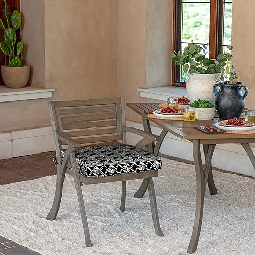 Miniatura 7 de Arden Selections Cojín de asiento profundo para exteriores 24 x 24, verde musgo Leala