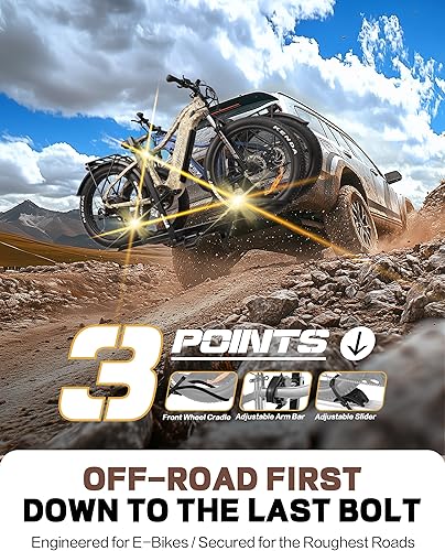 Miniatura 5 de Hitch - Portabicicletas para 2 bicicletas, capacidad de 200 libras, para autos, camiones, SUV, minivans, RV, remolque, soporte de plataforma