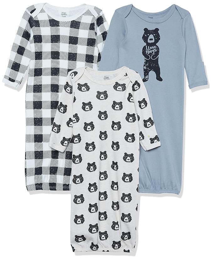 Yoga Sprout Baby Cotton Gowns