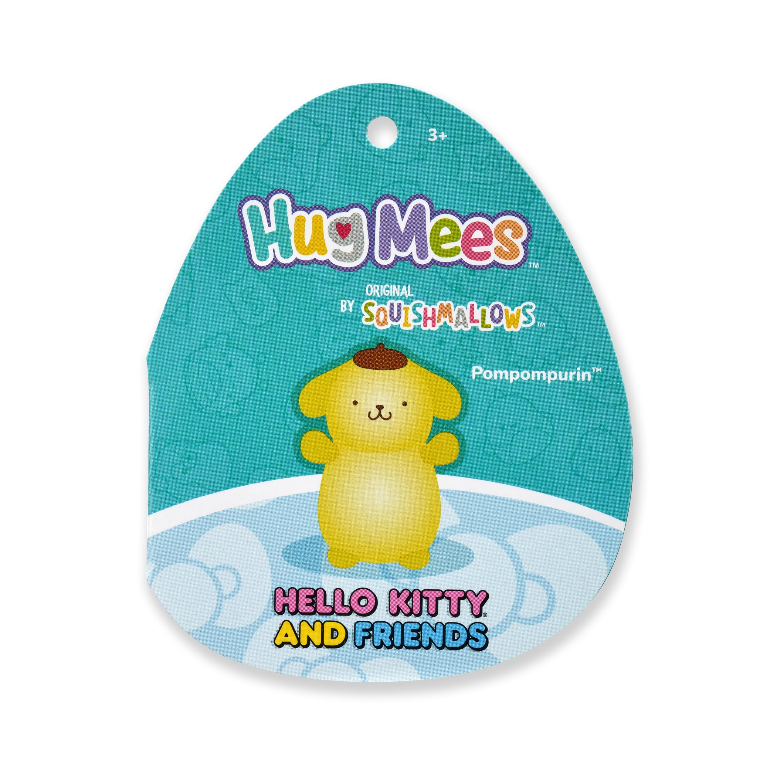 Squishmallows Original Sanrio 10in Pompompurin HugMees – Ultrasoft Official Jazwares Plush (Medium-Sized)