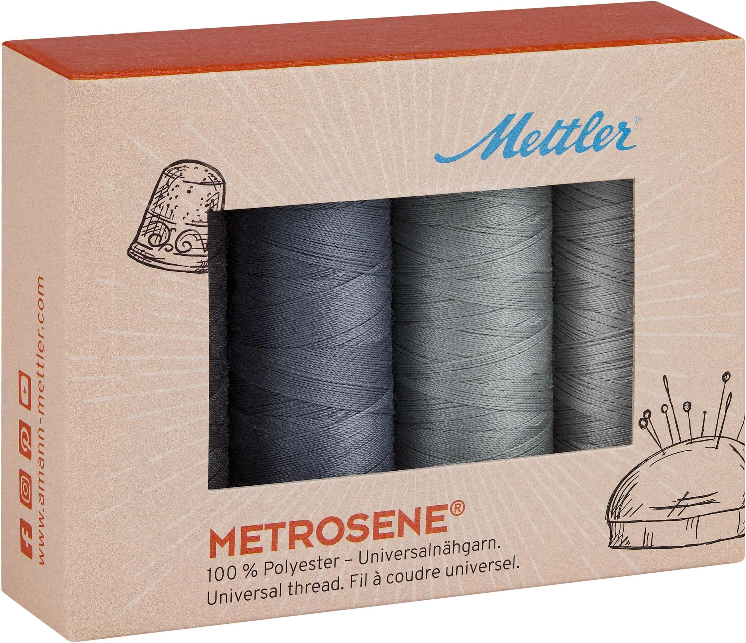 Metrosene Grey Thread Set, Multiple