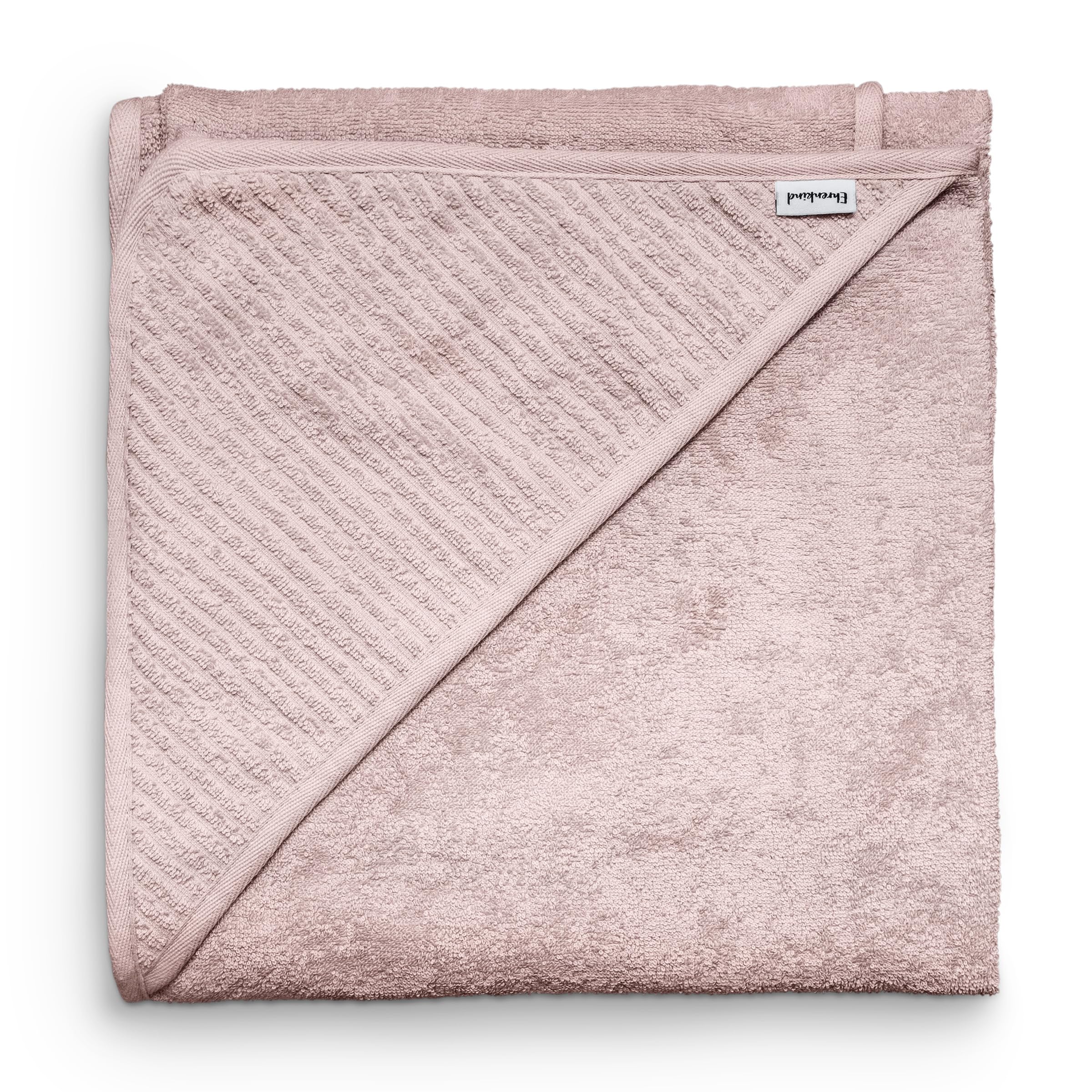 Ehrenkind® Kapuzenhandtuch | Babyhandtuch mit Kapuze aus kuschelig weicher Bio-Baumwolle | Badetuch in 100x100 cm | Rose | Badehandtuch Kinder | Als Baby Erstausstattung Neugeborene oder Baby Geschenk