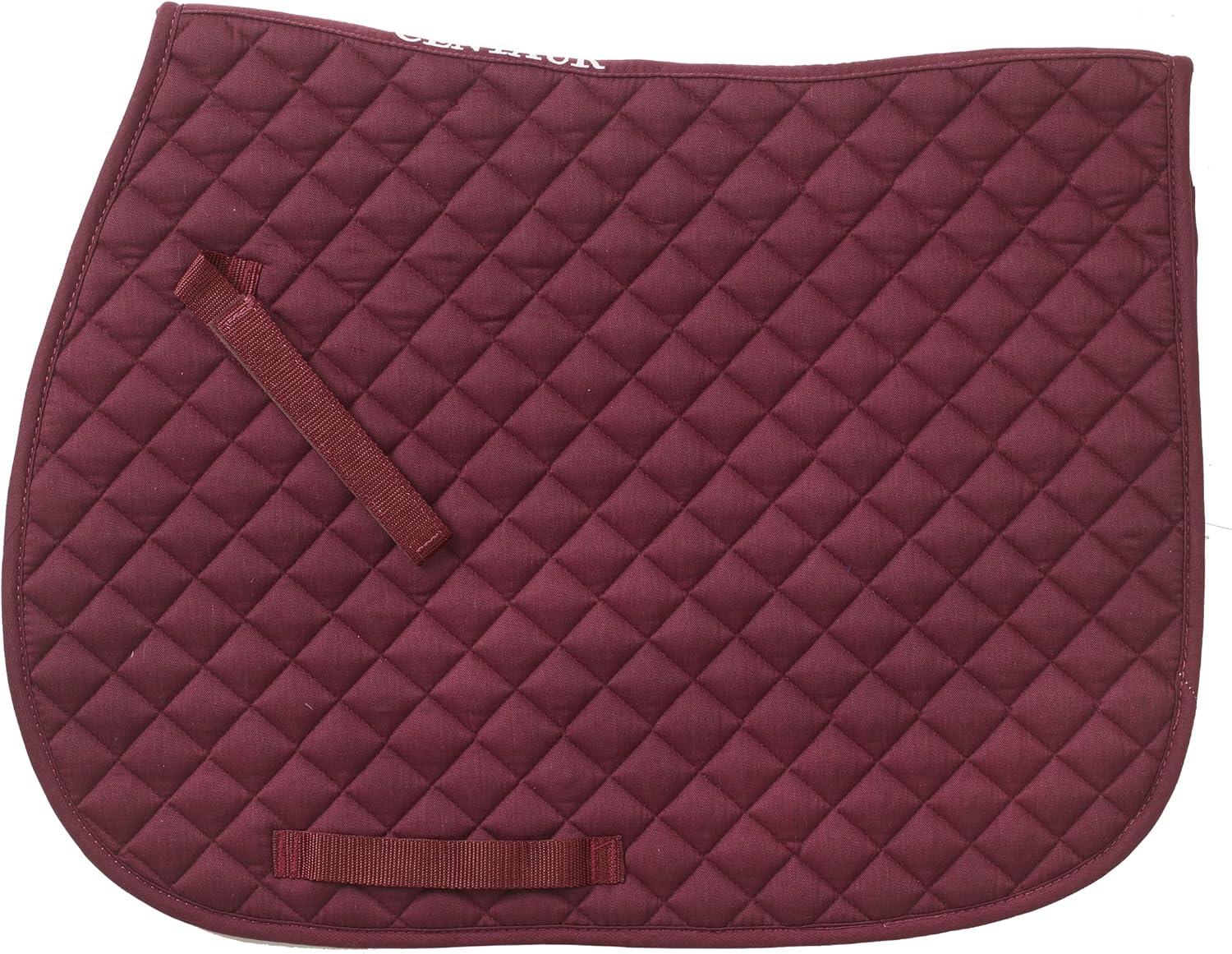 Centaur-Imperial All Purpose Saddle Pad Burgundy/Burgundy