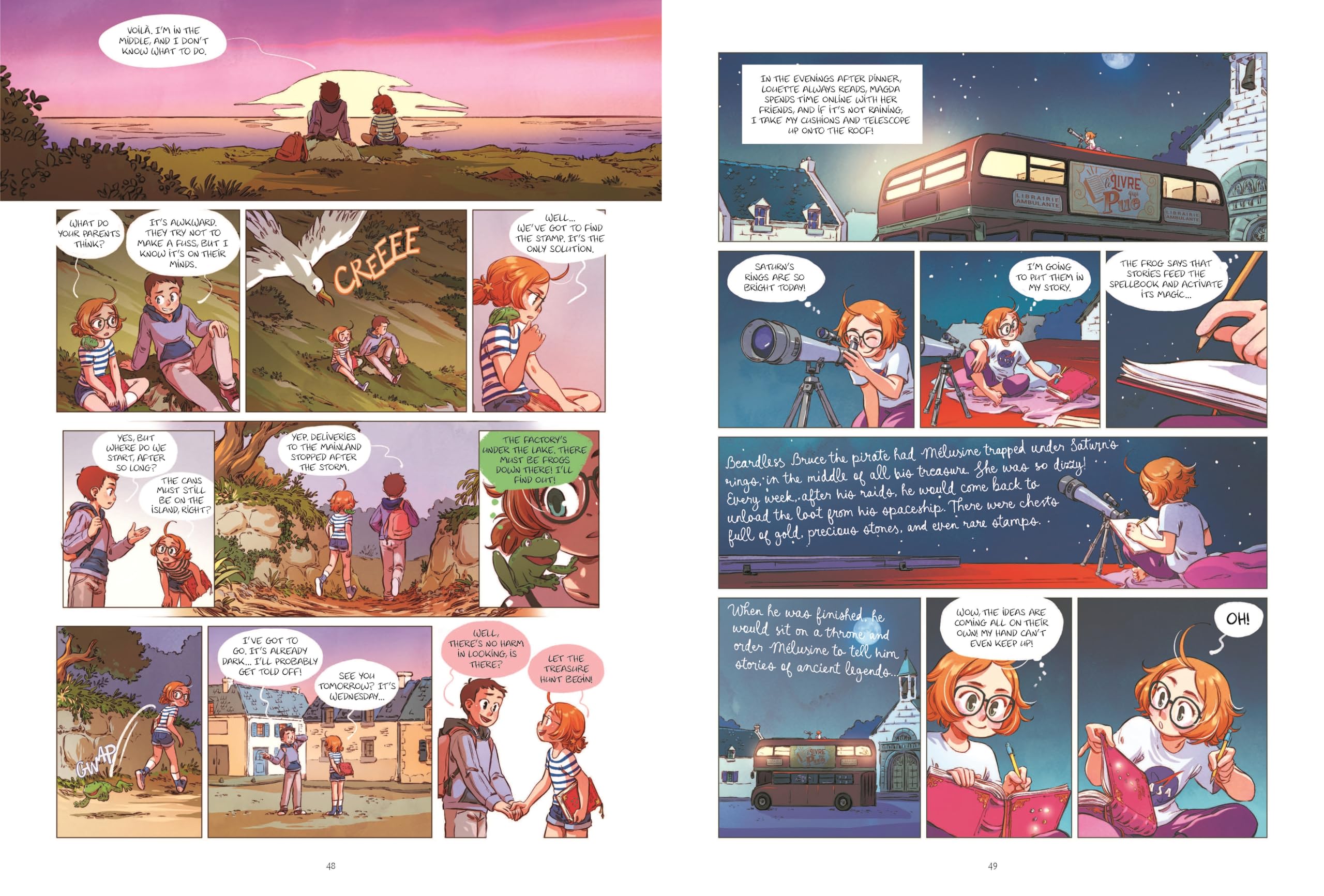 Elfie's Spellbook Volumes 1 & 2: Elfie's Spellbook and The Song of the Cicadas: A graphic novel series full of joyful, witchy magic