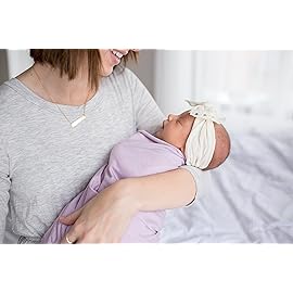 Copper Pearl Baby Swaddle Blanket - Premium Knit Baby Blanket, Large Soft Stretchy Receiving Blankets for Baby Boy and Girl, Swaddles for Newborn, Infant, and Toddler (Lily)