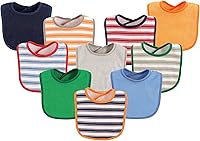 Vista 8 de Luvable Friends Baberos de rizo de algodón unisex para bebé