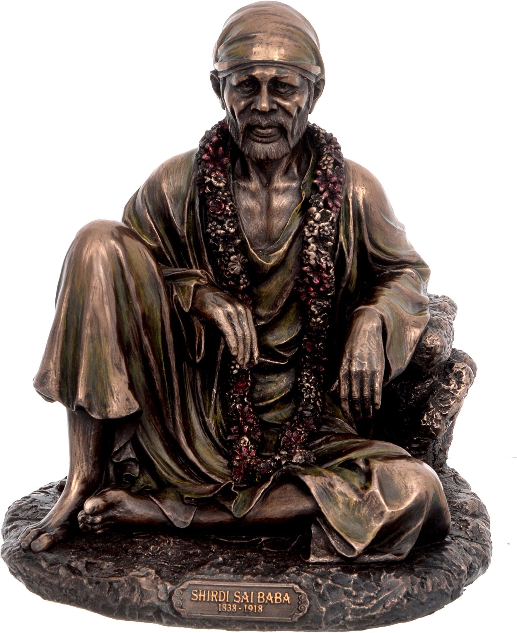 Idol Collections Sai Baba Bonded Bronze Height 7 Inches