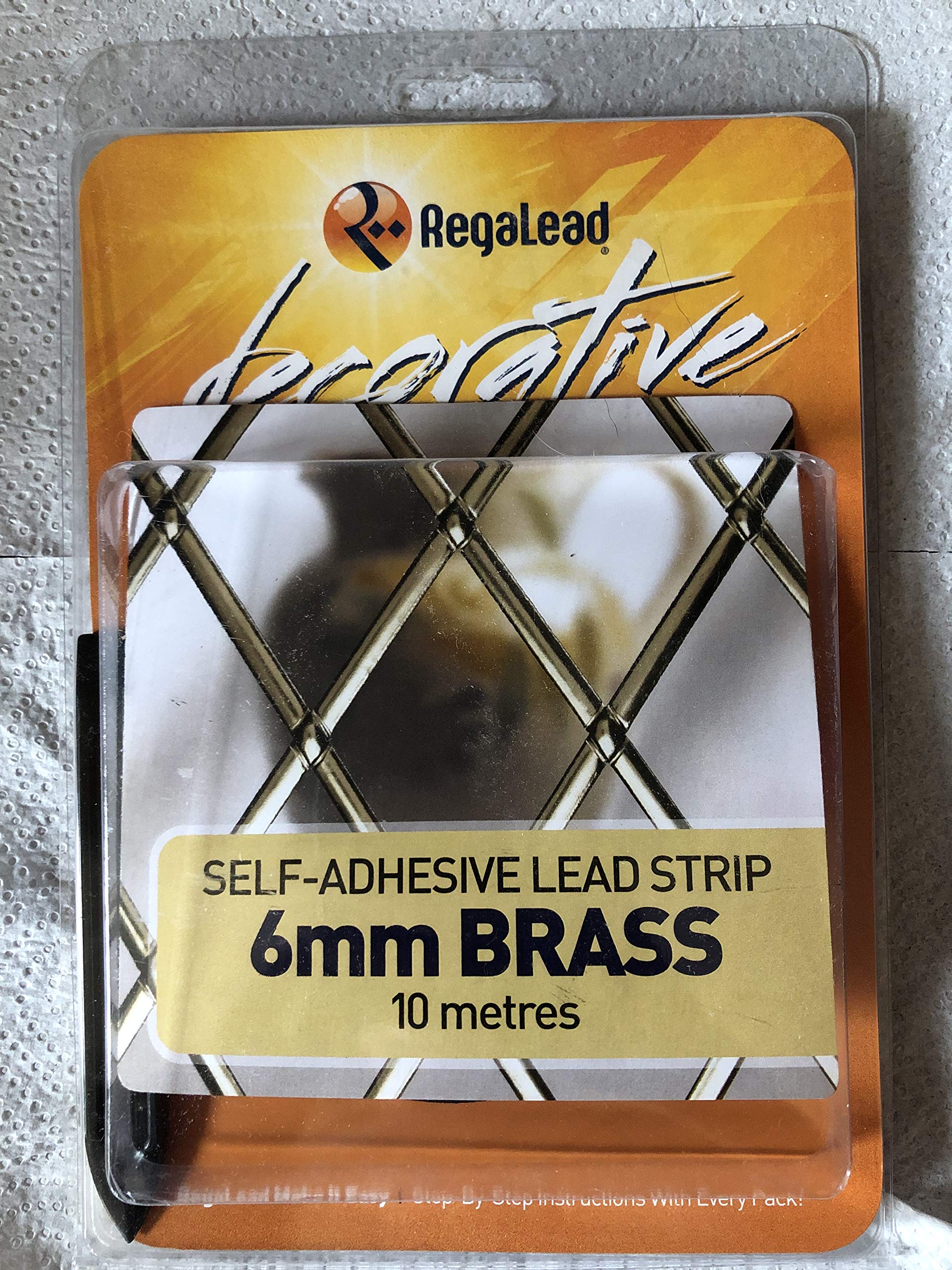 6MM Brass Lead Window/Door Strip 10 METRES SELF Adhesive REGALEAD