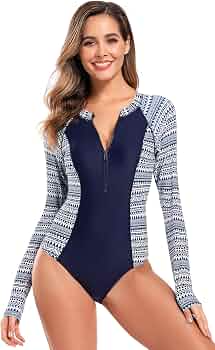 Costume Da Bagno Donna Tankini SHEKINI - Top A Collo Alto Con Zip Anteriore, Comodo E Sportivo, Ideale Per Nuoto, Spiaggia E Sport Acquatici