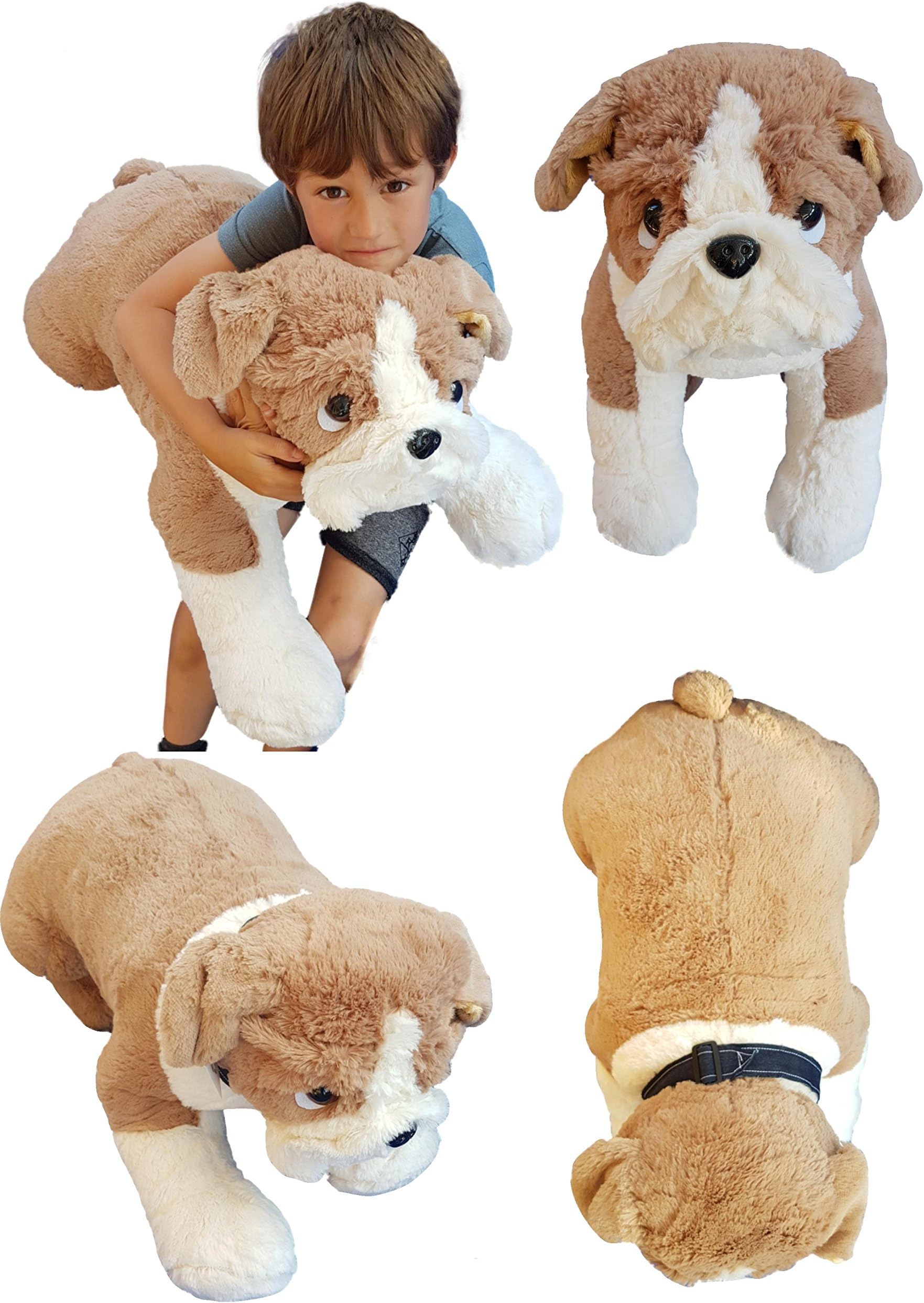 Deluxe Paws Extra Large British Bulldog Plush Soft Toy 65cm