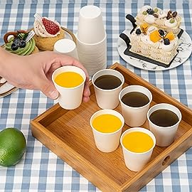 RACETOP [100 Pack] 3 oz Bathroom Paper Cups, Disposable Paper Cups, Mouthwash Cups, Paper Coffee Cups, Ideal for Bathroom
