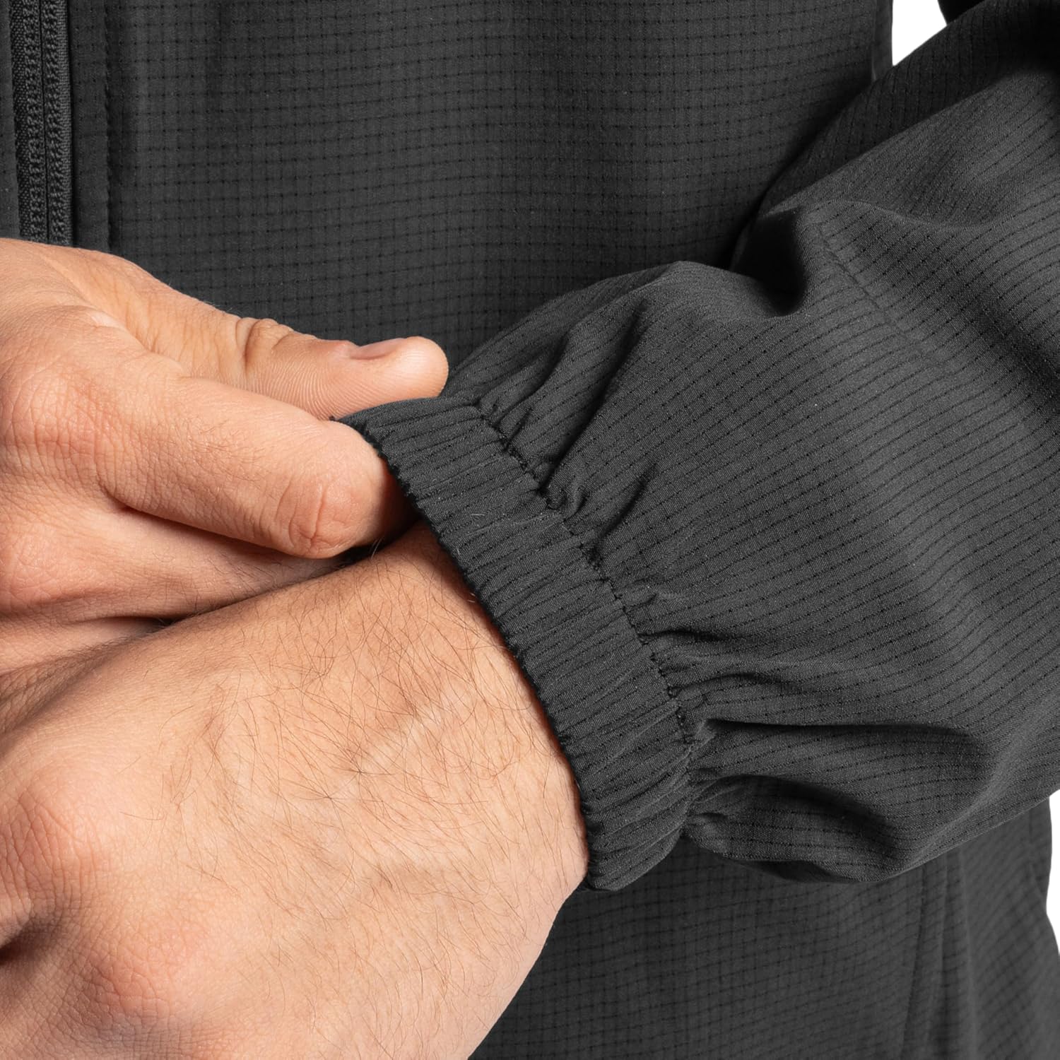 ATG mens Flex Ventilated Full Zip Windbreaker Hiking Jacket - Image 4