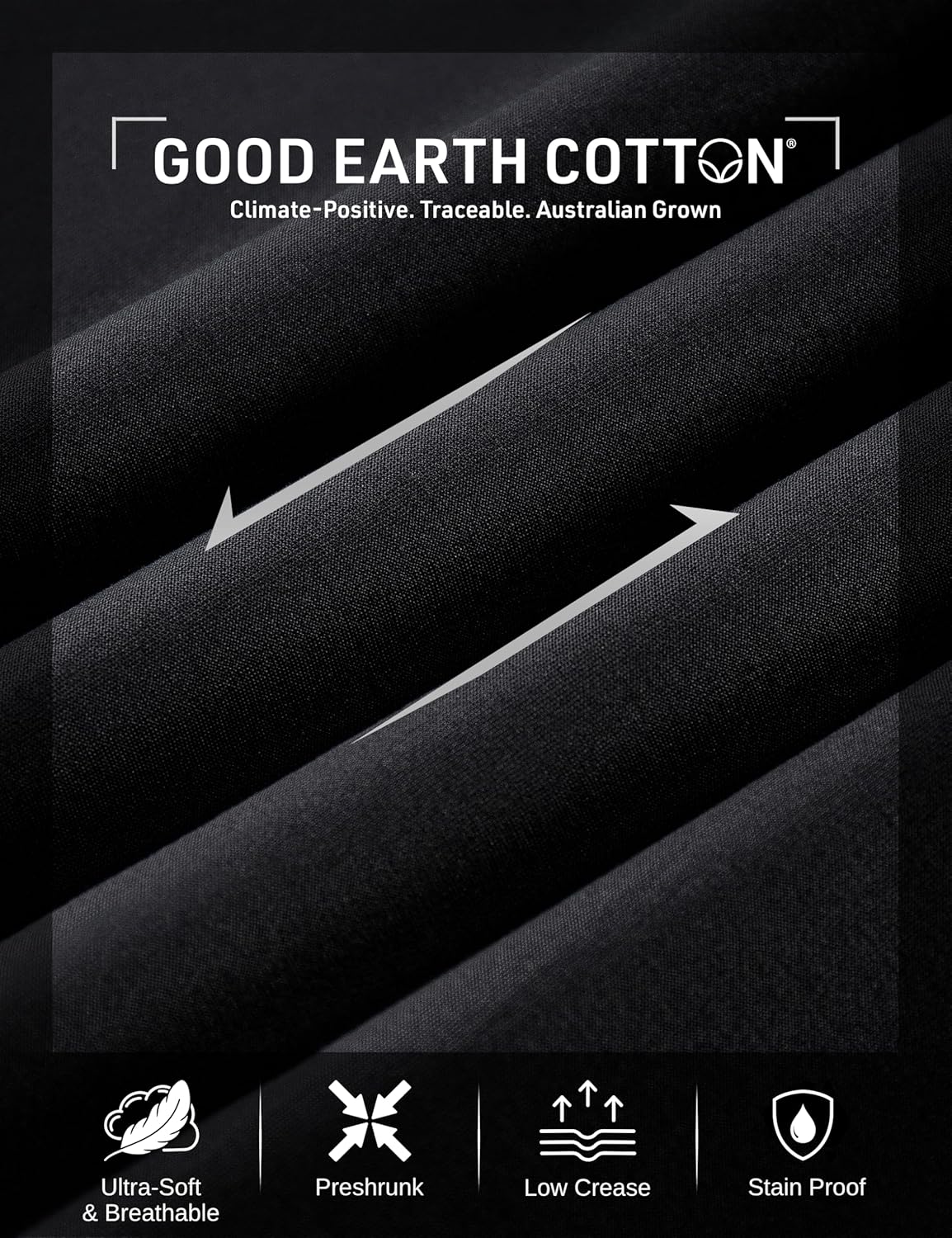 Men’s Good Earth Cotton® Classic T-Shirt – Australian-Grown Cotton, Crew Neck, Short Sleeve, Regular Fit - Image 4