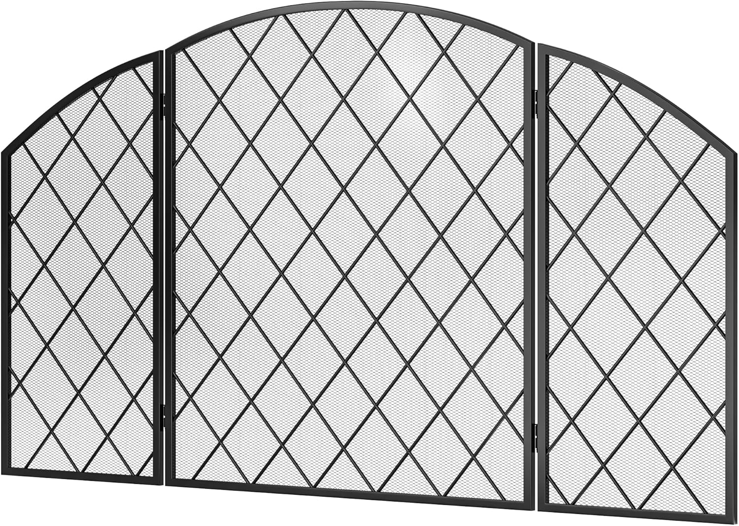 Buy YITAHOME 3 Panel Foldable Fireplace Screen for Wood Burning