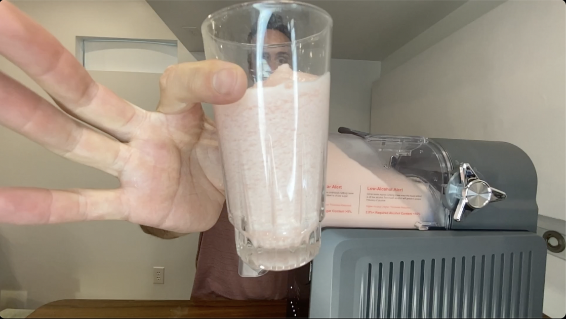TASTING Slushy from Slushie Machine Maker for Home