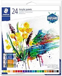 Staedtler, Tinta Acrilica, Staedtler 24 cores - 8500 C24