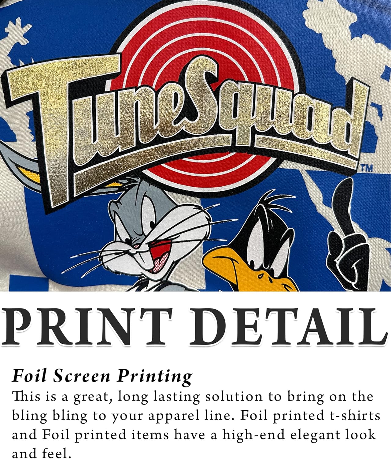 Southpole Men's Space Jam Foil Print Hoody