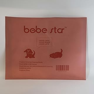 Bebe Star Dog Diaper pad pet Diaper Cleaning Dog and cat Absorbent Paper Wipe Urine Quick Dry Diaper Paper Wipe Dog Urine Supplies 10