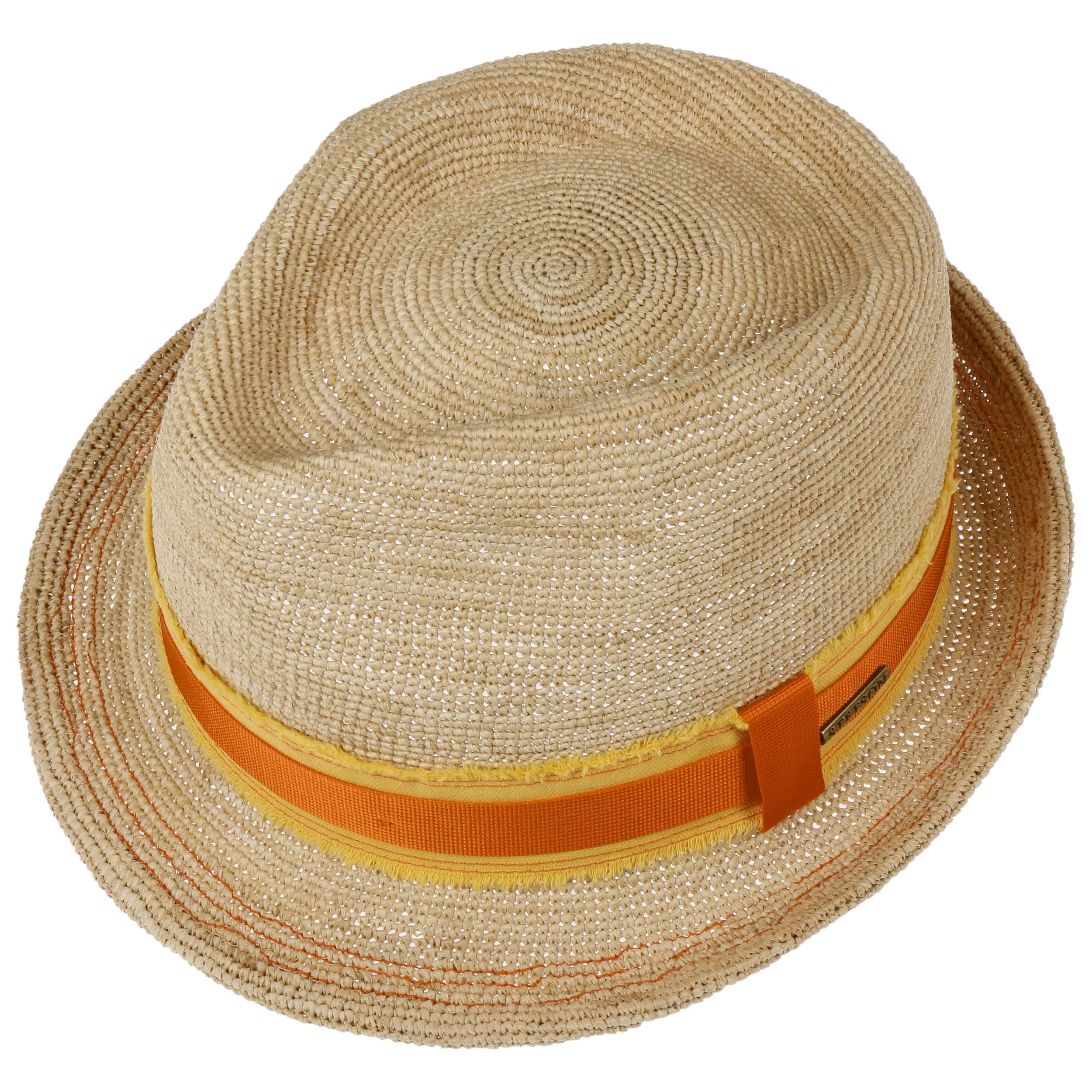 Stetson Crochet Trilby Raffiahut Casual Unisex Frühjahr Sommer