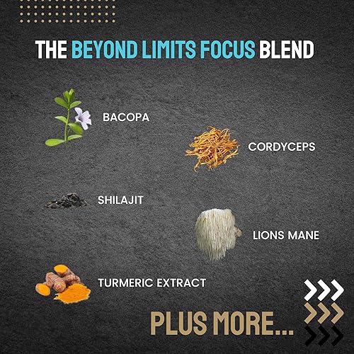 Miniatura 5 de Beyond Limits Focus Cápsulas - 100% veganas, orgánicas, sin OMG, sin gluten y sin comercio