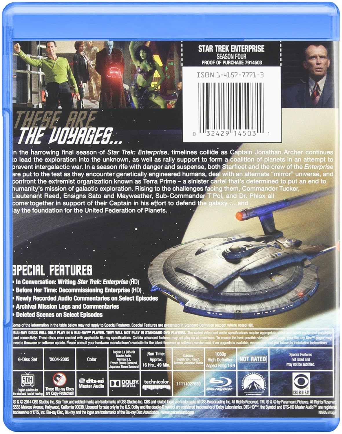 Star Trek: Enterprise: Season 4 [Blu-ray]