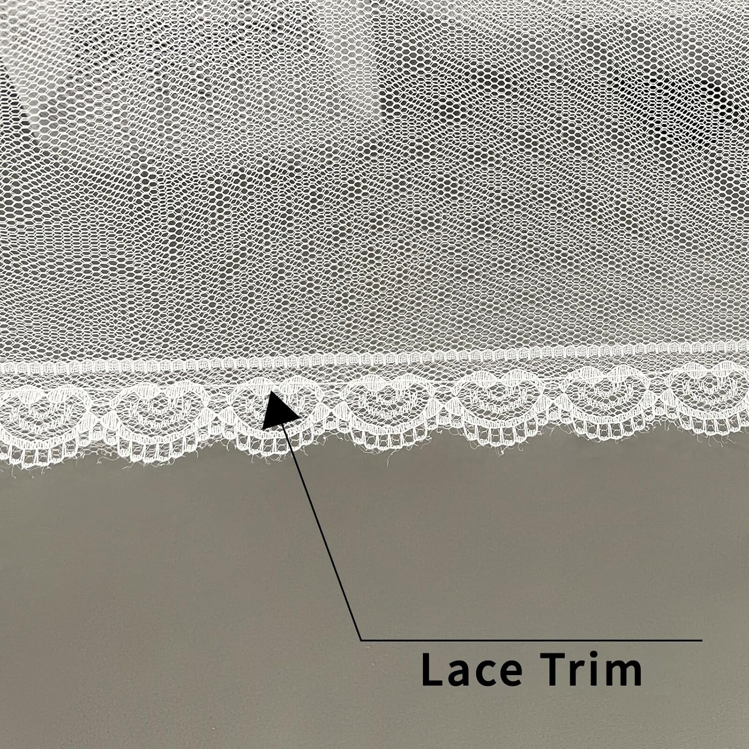 Women's 8 Layer Tulle Hoopless Petticoat Skirt with Lace Trim A-Line Long Crinoline Underskirt Slip for Bridal Ball Gown Wedding Dresses - Image 7