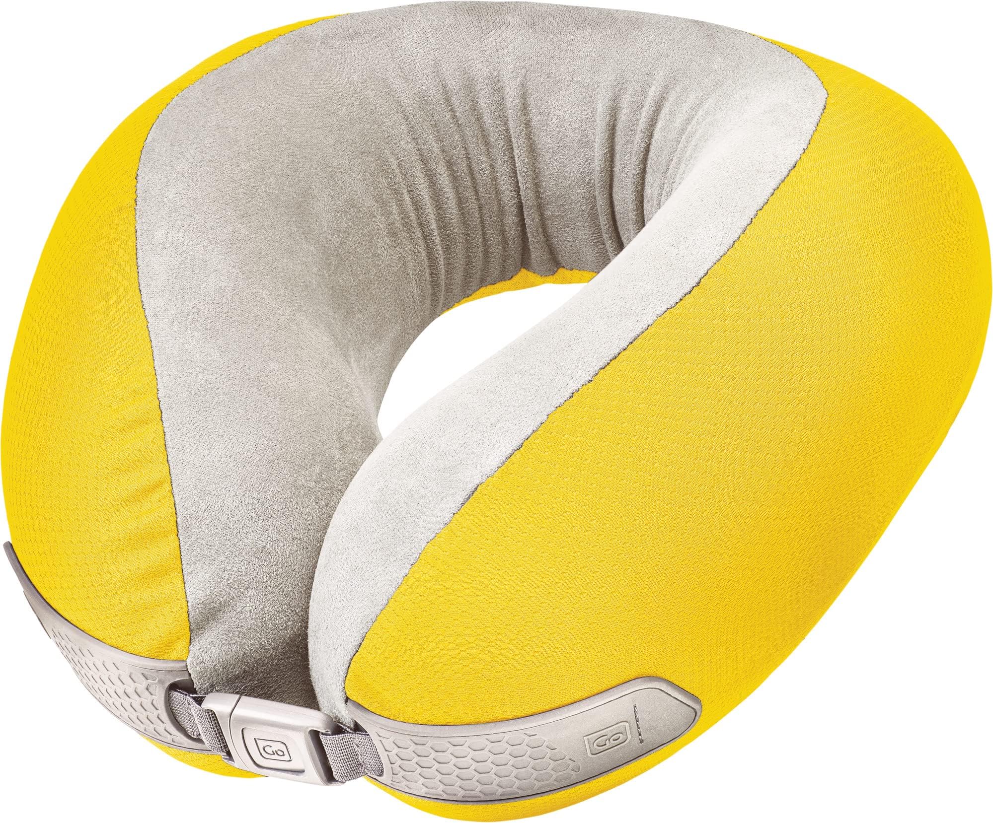 Go Travel Super Supportive & Ergonomic Memory Foam Dreamer Travel Neck Pillow (Yellow)