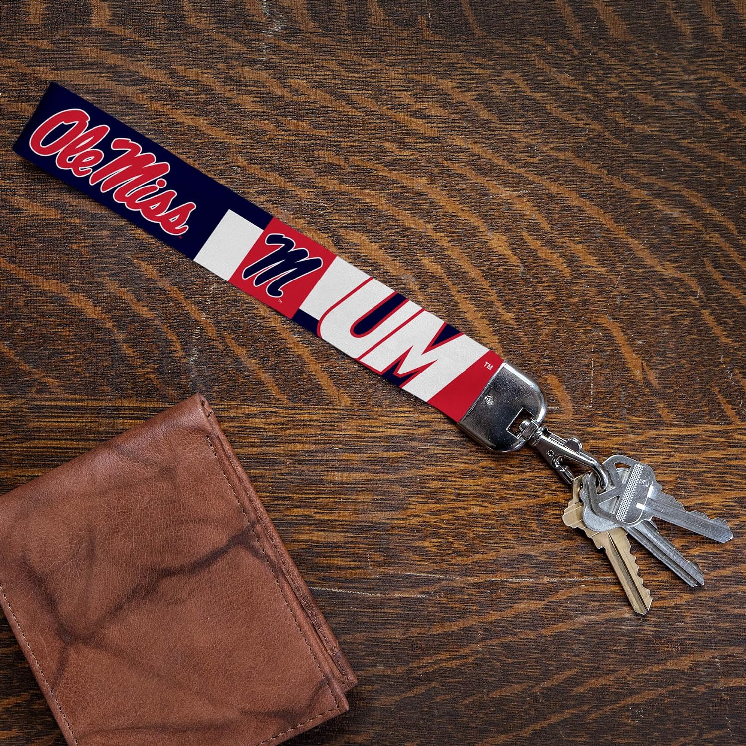 Rico Industries NCAA Standard Wrist Lanyard,Cute Wristlet Strap Keychain Holder Car Keys ID Badges Card Wallet Phone Camera