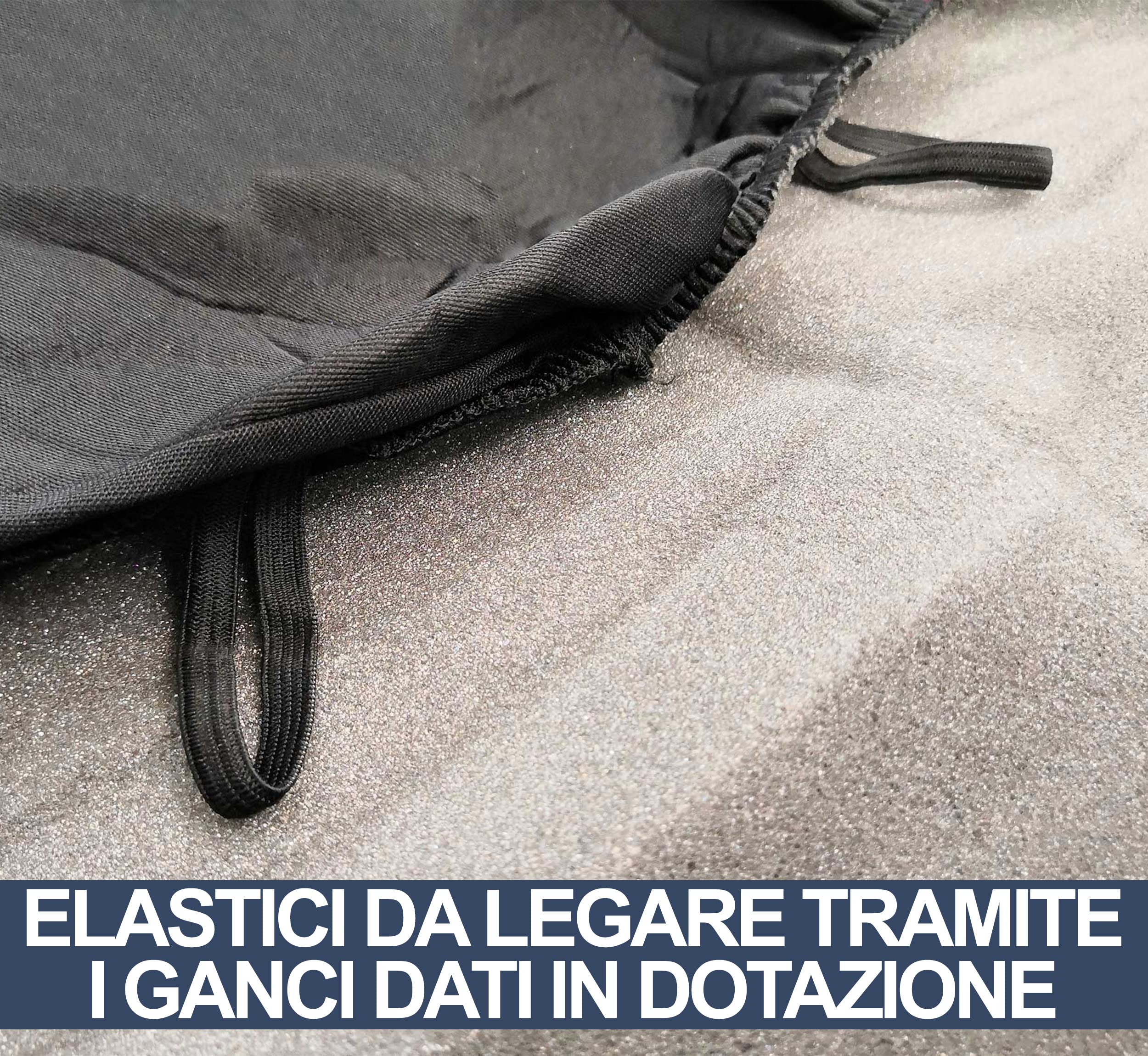 Lupex Coprisedili per Auto Universali Tessuto Poliestere Coppia Anteriore Grigio R1