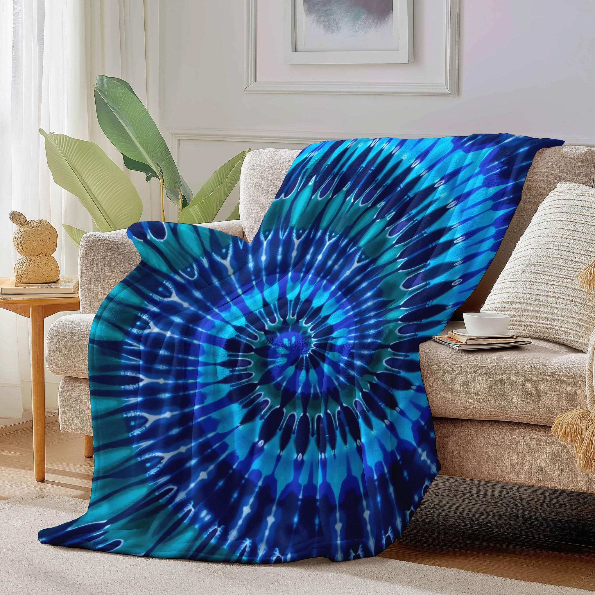 Couverture de lit aquarelle fantastique en microfibre haut de gamme et douce