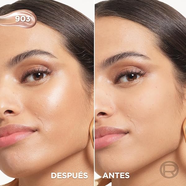 L'Oréal Paris Multi-Use Glow Enhancer, 24h Hydration with Shea Butter and Glycerin, for Face and Body, Paradise Lumi Glotion, Shade 903: Medium Glow, 40 ml - 4