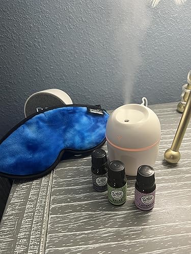 Miniatura 6 de Dream Essentials Utopia - Máscara de lujo para dormir, hecha a mano en los Estados Unidos, algodón transpirable, diadema ancha ajustable, hombres y