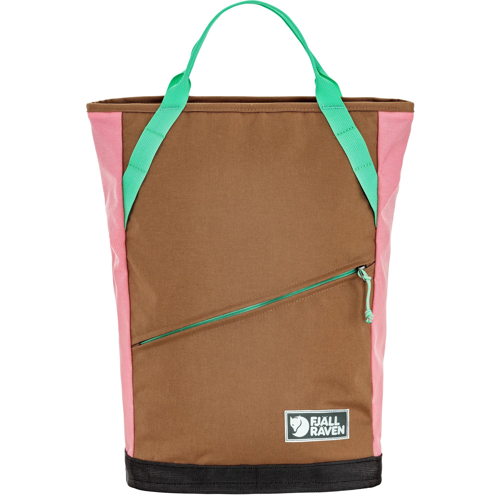 Fjällräven backpack leisure backpack with laptop compartment Vardag Totepack 22 Poppy Pink - Khaki Dust light brown