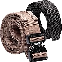 Vista 12 de Tacticon Cinturón de batalla V2 – Cinturón táctico ajustable Molle con hebilla de liberación rápida de metal – Hecho de nailon 500D resistente