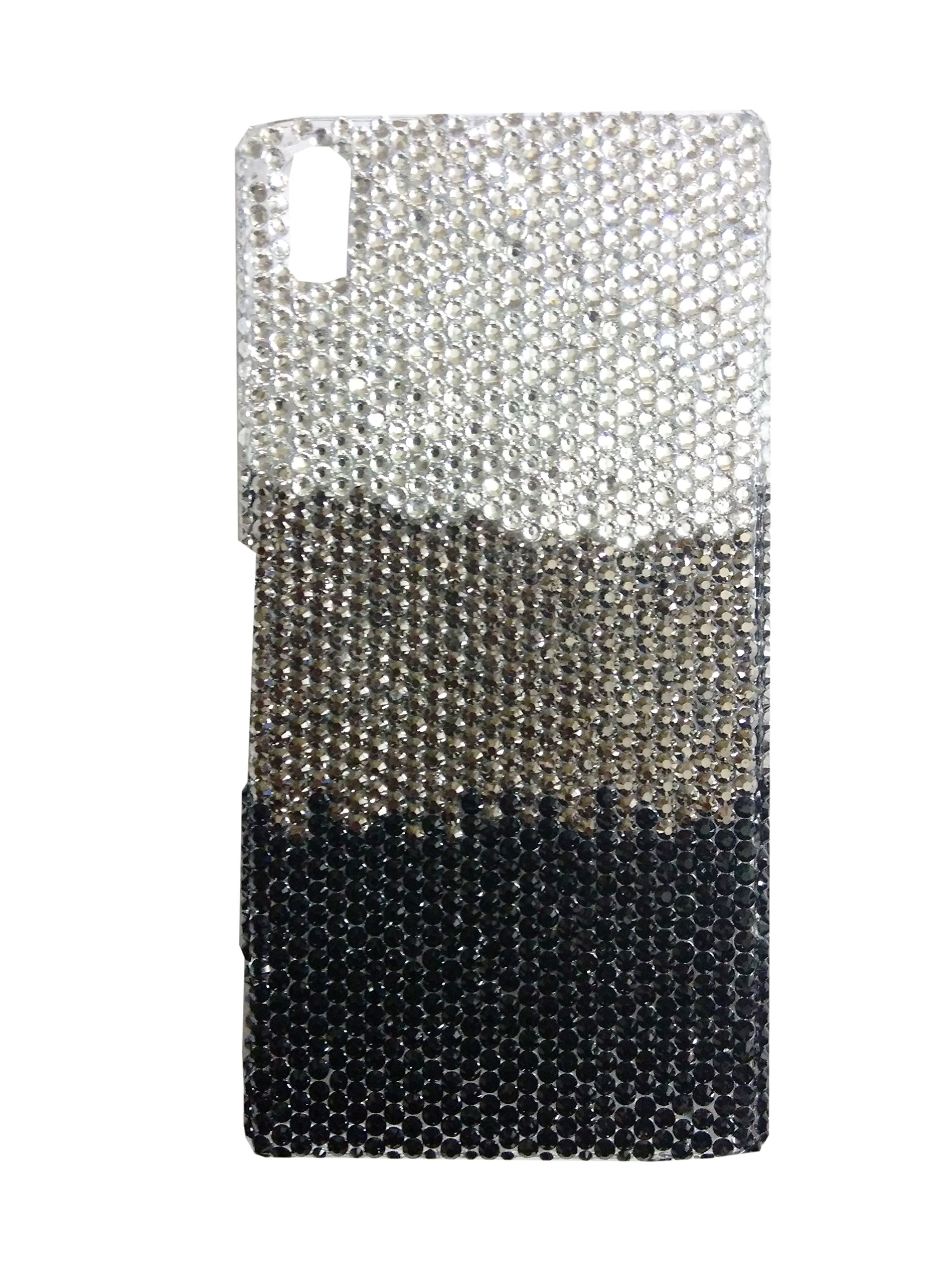 TARKAN Designer 3D Rhinestone Diamond Glitter Sparkling Hard Back PC Case Cover for Sony Xperia Z3 Plus (Z3+ / Z4) - Shiny Black