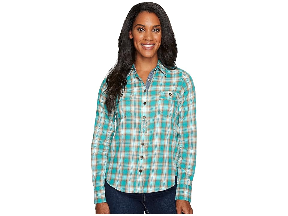 

Aventura Clothing Barclay Long Sleeve (Green-Blue Slate) Women's Clothing