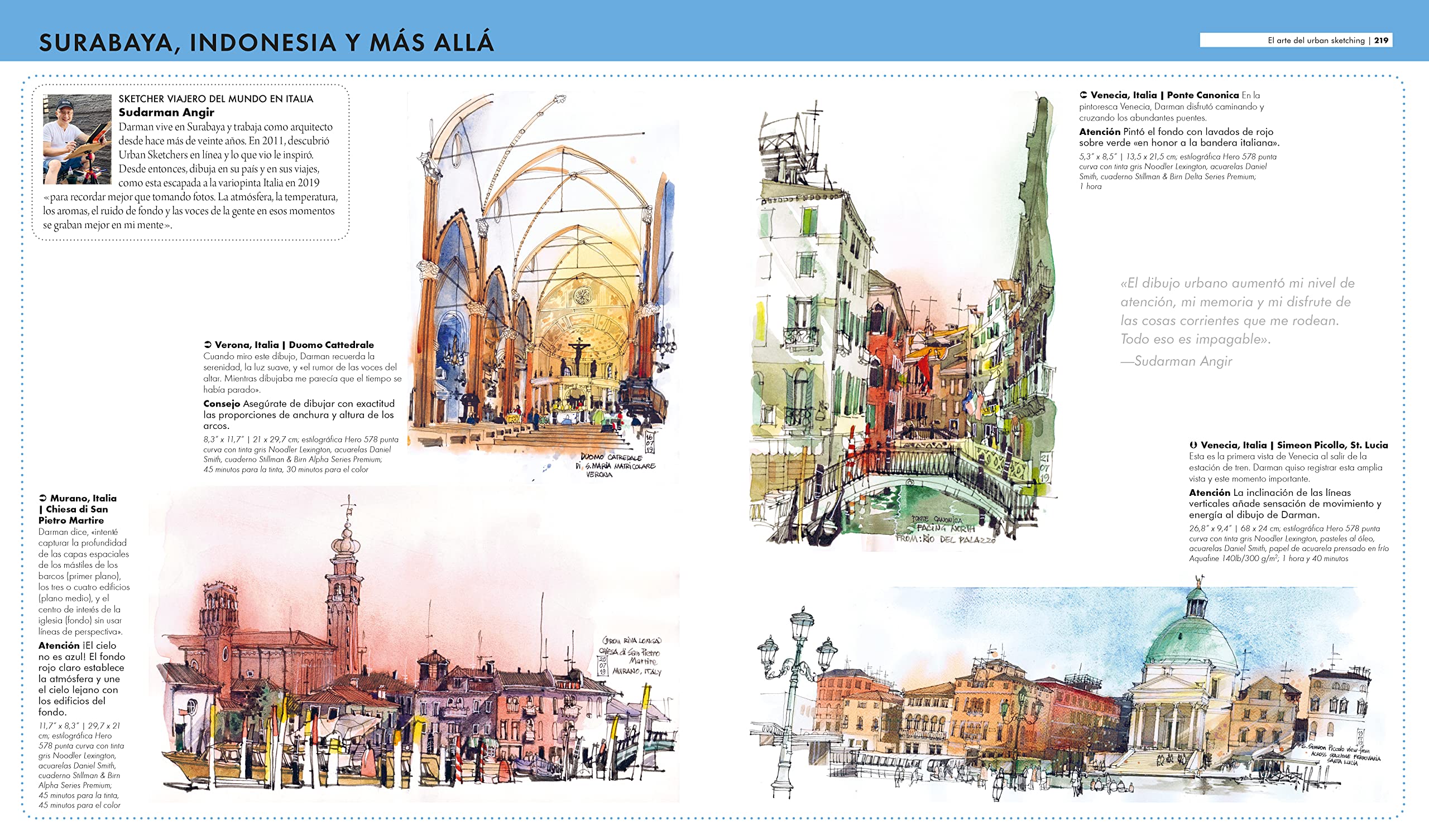 El arte del urban sketching. Nuevas ideas, inspiraciones y técnicas para ver y pintar el mundo