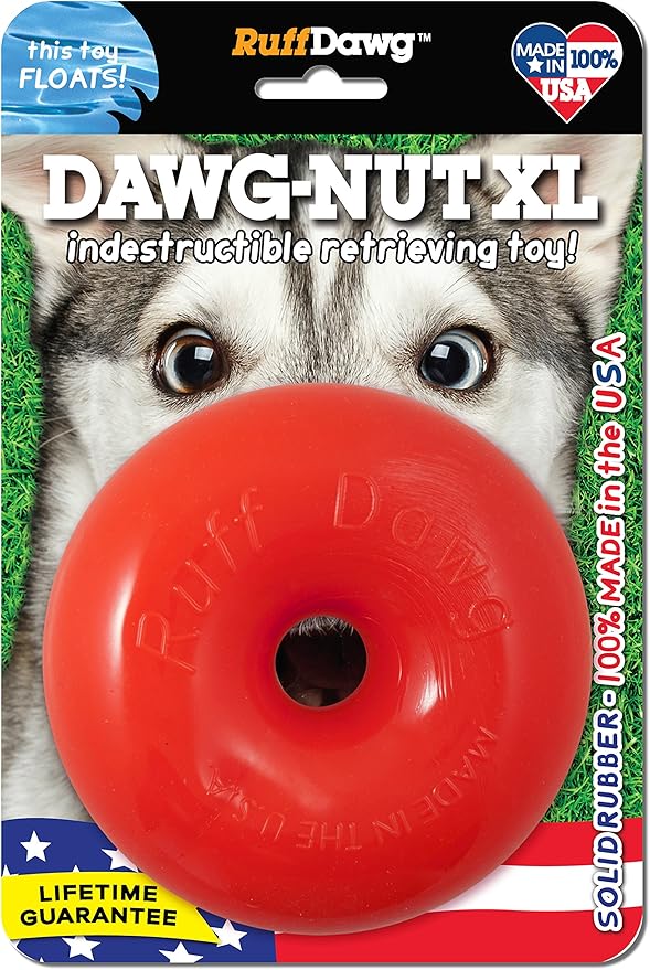 Pet Supplies Ruff Dawg DAWGNUTXL Extra Large Dawgnut dog toy, (Color