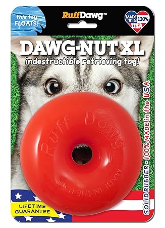 Ruff Dawg DAWGNUTXL Extra Large Dawgnut Dog Toy, (Color May Vary)