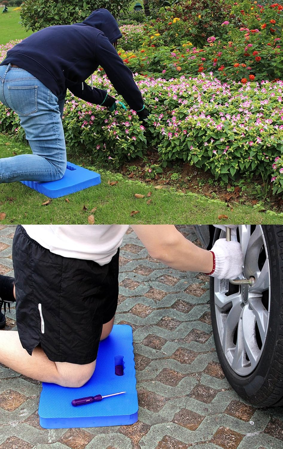 Kneeling Pad Thick Extra Large Foam Comfort Kneeling Pad for Work Gardening Yoga Exercise Garden Knee Pad : Patio, Lawn & Garden