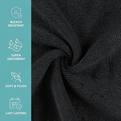 Miniatura 2 de Arkwright - Juego de toallas de salón seguras para el blanqueamiento  (caja de 192) de microfibra, resistentes al blanqueamiento, absorbentes, para